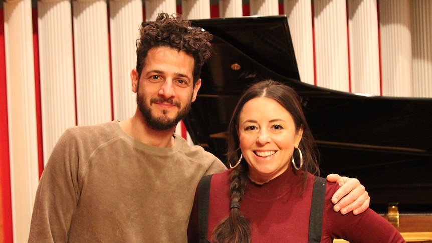 Australian singer and musician Lior with Myf Warhurst