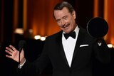 Bryan Cranston accepts Outstanding Lead Actor in a Drama Series for Breaking Bad at the Emmys.