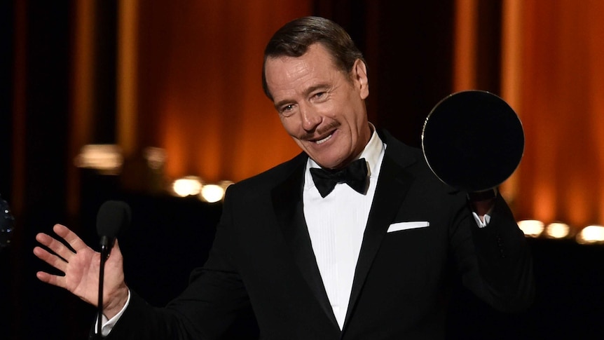 Bryan Cranston accepts Outstanding Lead Actor in a Drama Series for Breaking Bad at the Emmys.