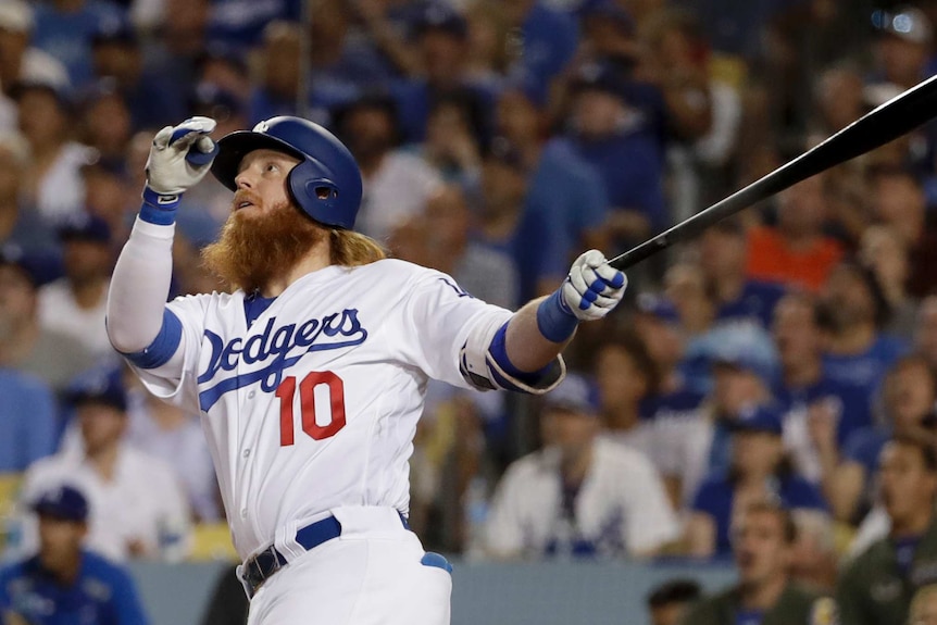 Justin Turner clobbers a two-run home run in World Series for LA Dodgers