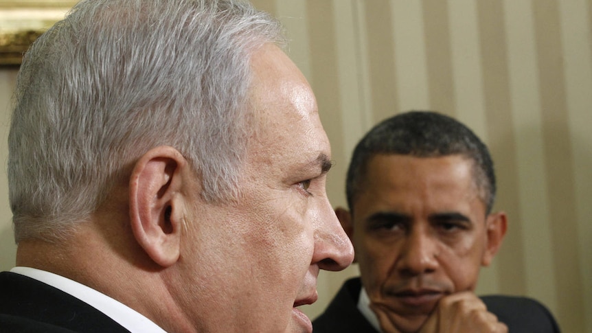 US president Barack Obama meets with Israel's prime minister Benjamin Netanyahu (Jim Young : Reuters)