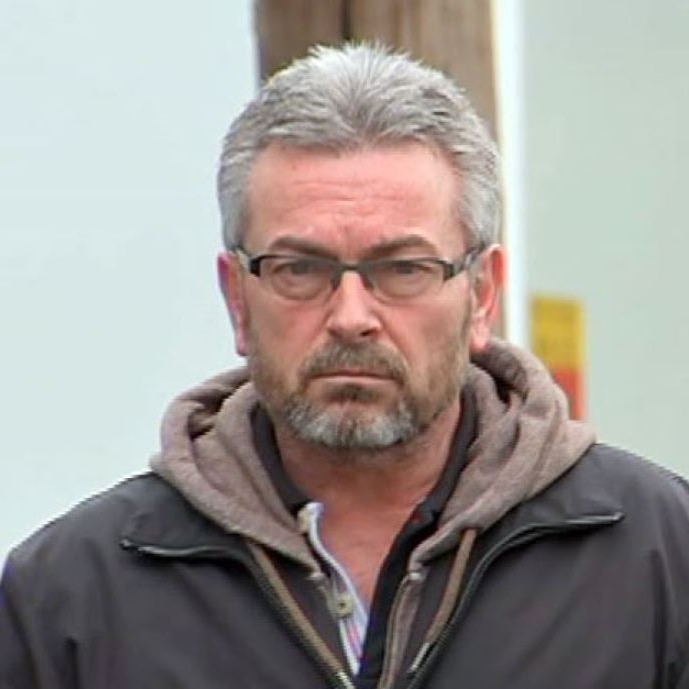 Borce Ristevski arrives at the court for his committal hearing