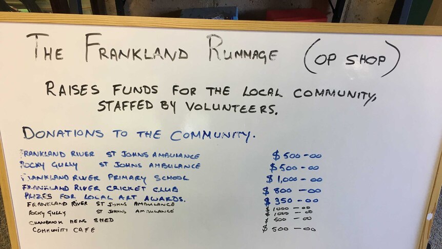 The second hand shop raises funds that go back to the community