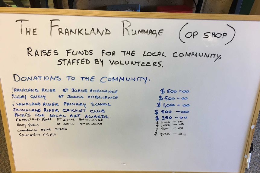 The second hand shop raises funds that go back to the community