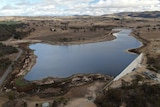 Aerial photo oif Tenterfield Dam, 2019.