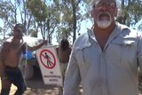 Body-warn camera captures verbal confrontation at Adani mine site