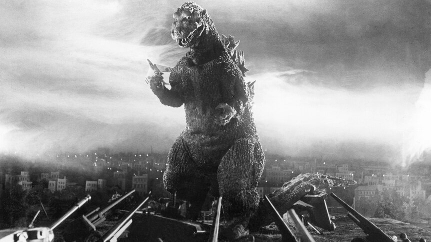 Godzilla (1954) directed by Ishirō Honda, soundtrack composer by Akira Ifukube (Toho Company Ltd.)
