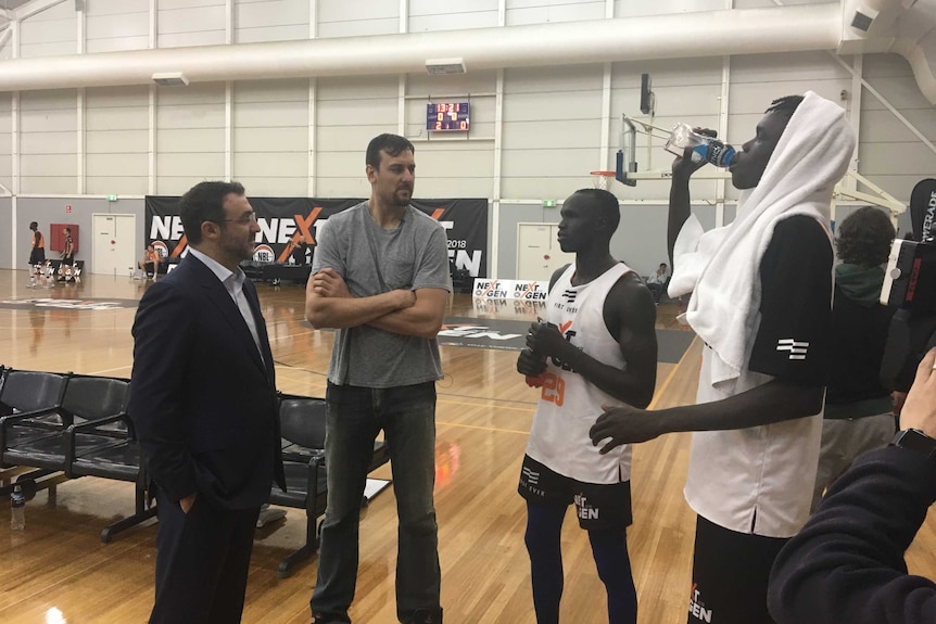 Andrew Bogut at NBL's next-gen camp