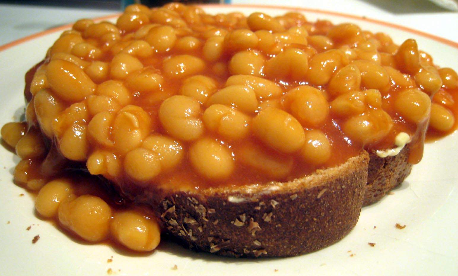 Baked beans on toast