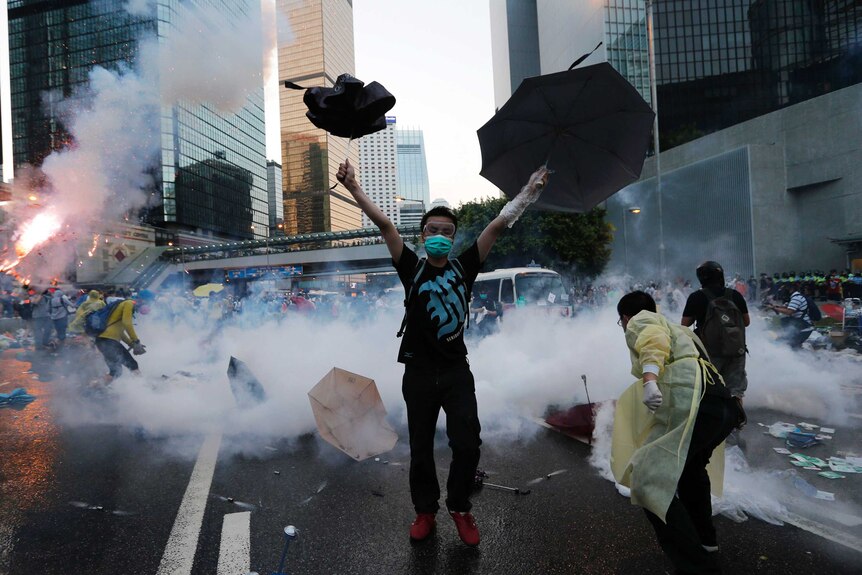 Occupy Central Hong Kong protester