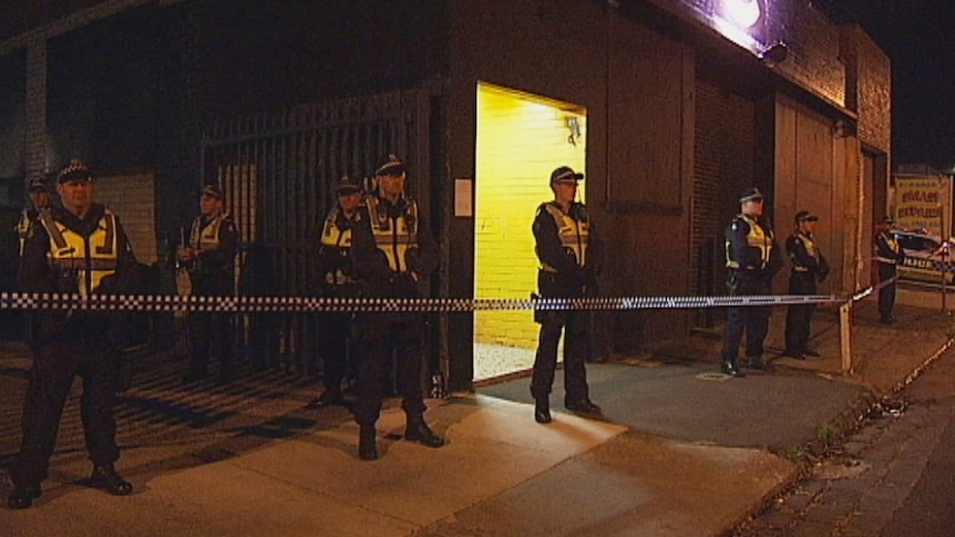 Victoria Police searched the Bandidos' Brunswick clubhouse for a second time.