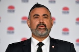 Close-up of Deputy Premier John Barilaro.