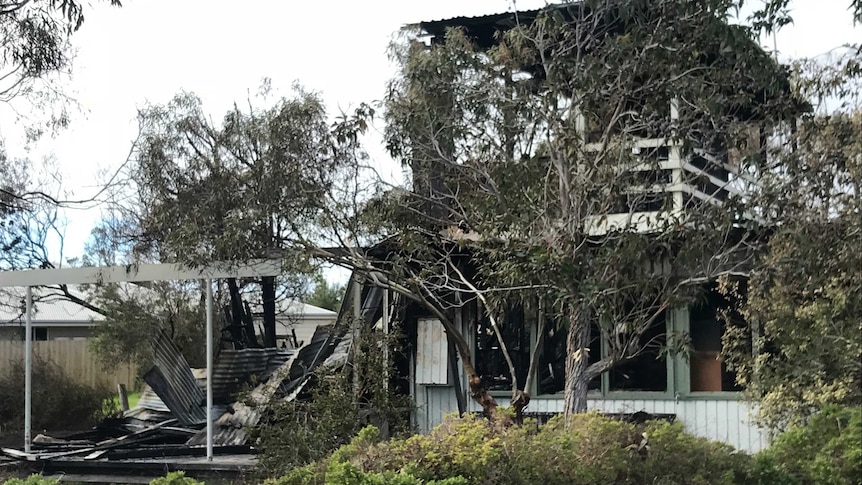 House destroyed by fire