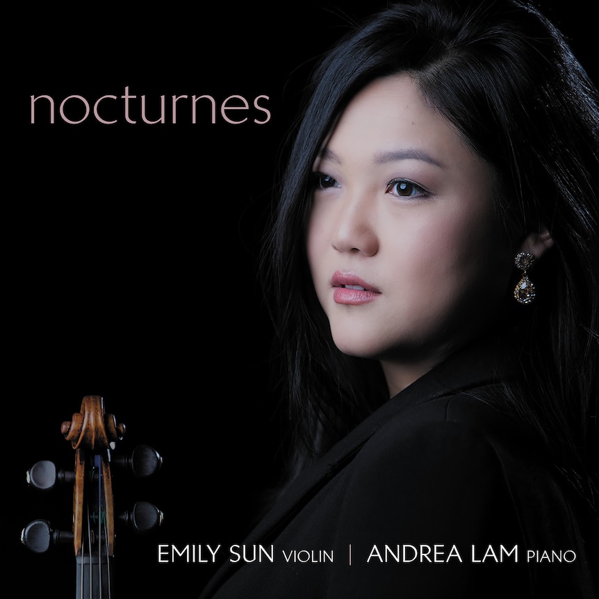Cover art for Australian violinist Emily Sun's album Nocturnes on ABC Classic.