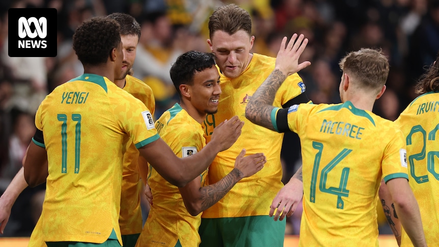 Socceroos besiegten den Libanon im AFC-WM-Qualifikationsspiel im Western Sydney Stadium mit 2:0