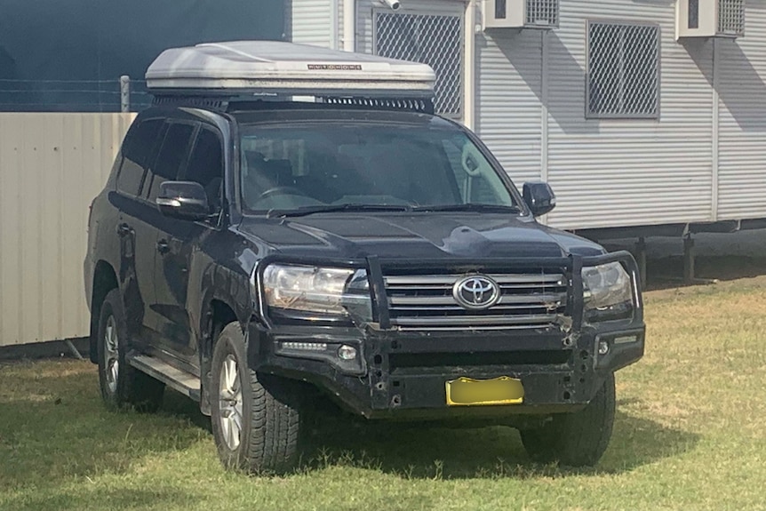 A black LandCruiser