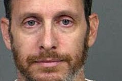 Rabbi David Kramer in a US police mugshot.