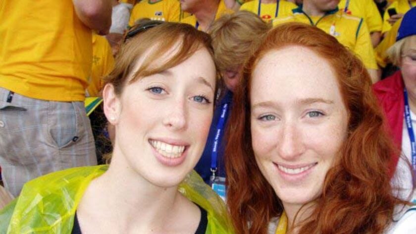 Sarah and Emma Cook (left) are rowers who competed together and against each other.
