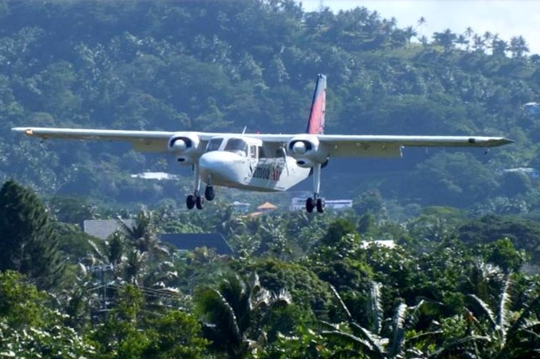 A Samoa Air plane.