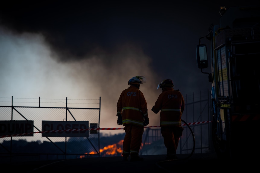 CFS crews at Port Lincoln fire