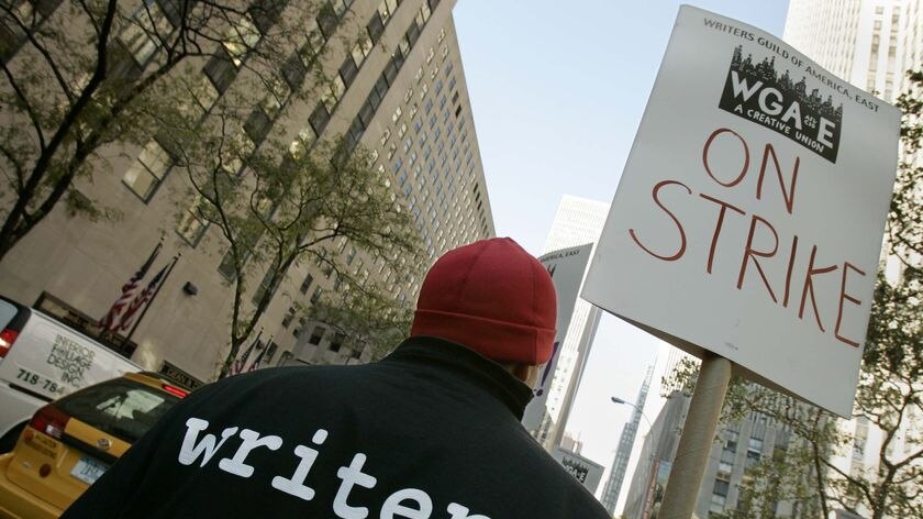 The Writers Guild of America have rejected an offer from producers, describing it as a 'massive rollback'. (File photo)