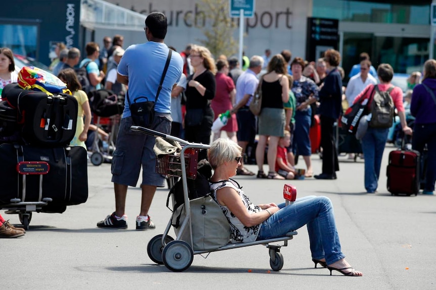 The Christchurch airport and several other buildings in the area have been evacuated.