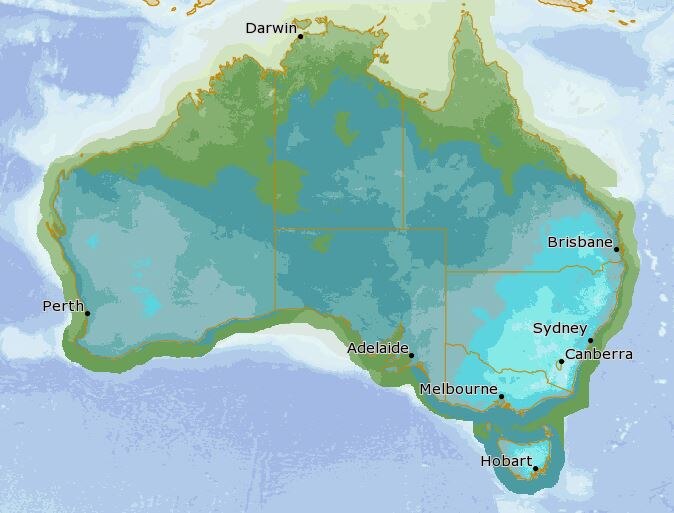 MetEye forecast for day time maximum temperatures