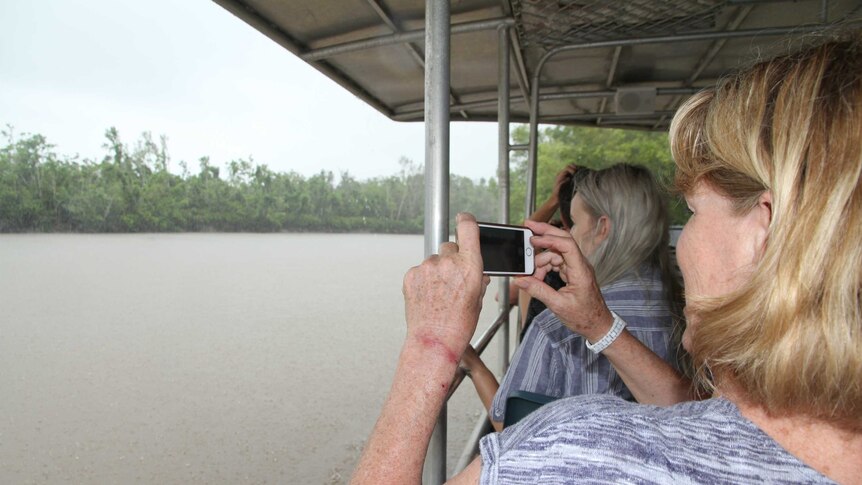 Tourists on the Proserpine River