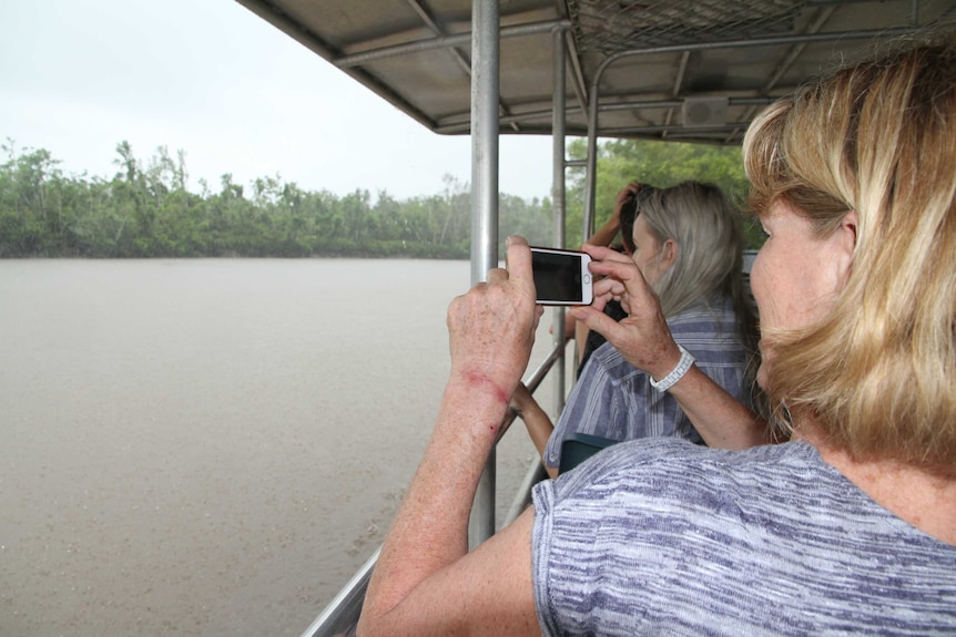 Tourists on the Proserpine River