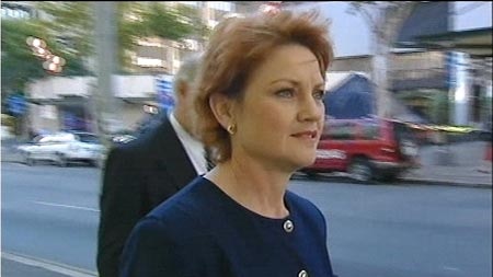 Pauline Hanson is serving a 3-year jail sentence.