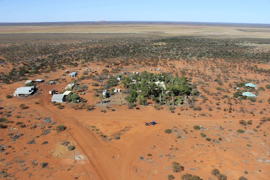 Wooleen Station aerial photo