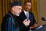 Obama hosts Karzai in Washington (File)