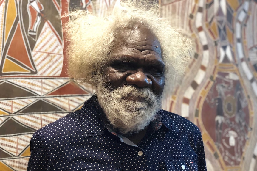 Artist Bob Burruwal at the Djomi Museum in Maningrida, August 29, 2018.