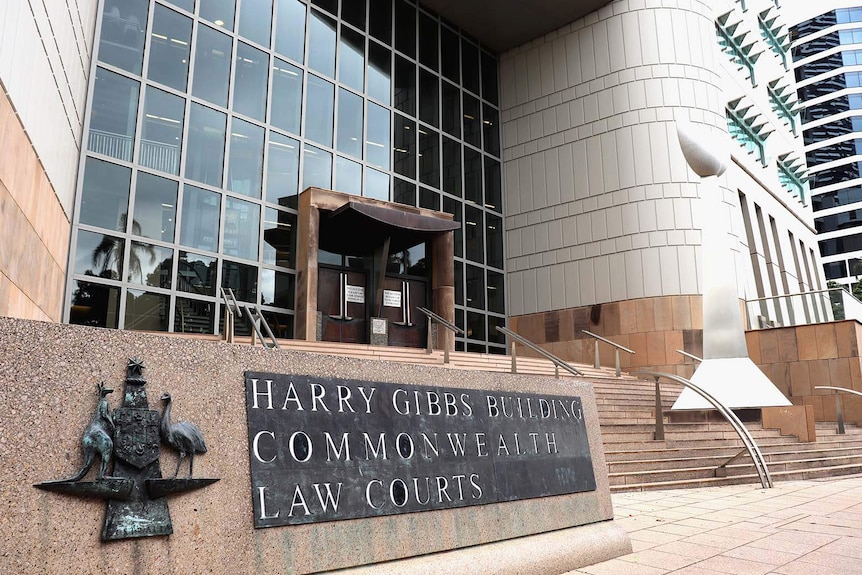 Front steps of the Commonwealth Law Courts in Brisbane