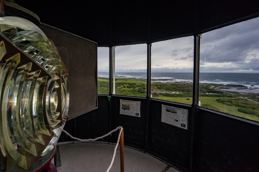 Inside the currie lighthouse 