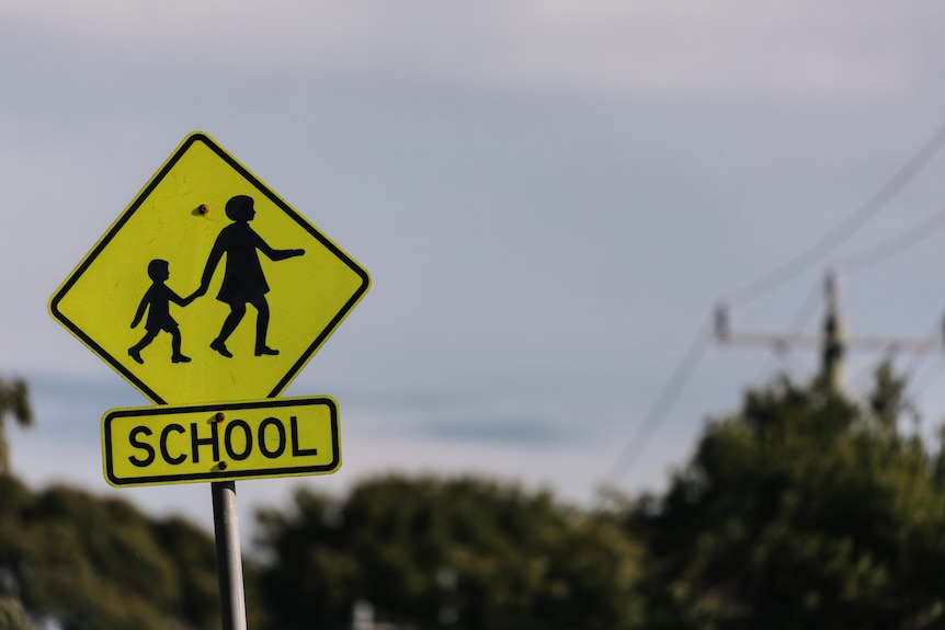 School crossing sign