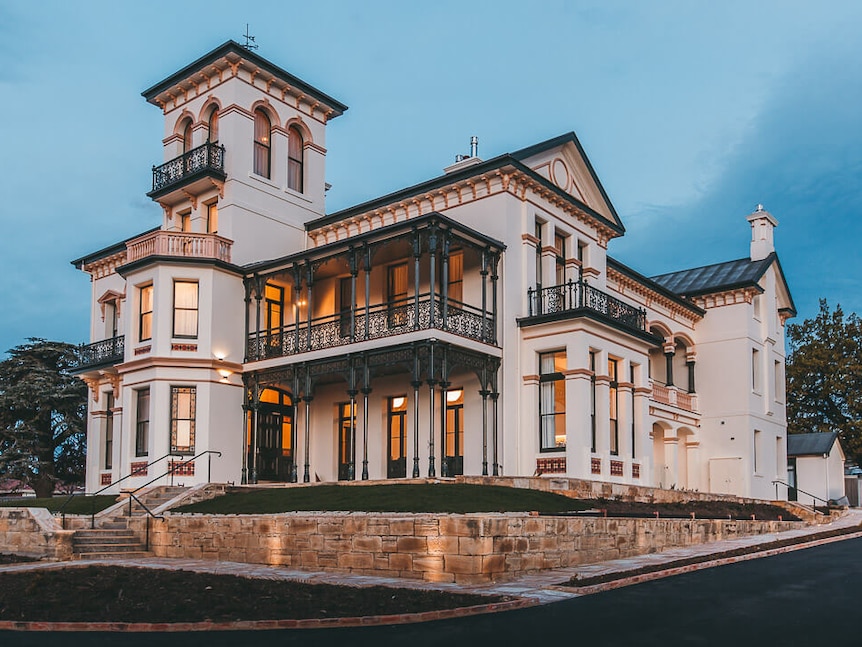 Exterior of historic house.