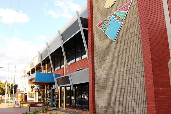 Mildura council offices in north-west Victoria.