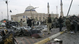 Dozens have been killed in a series of bombings in Baghdad (Getty Images)