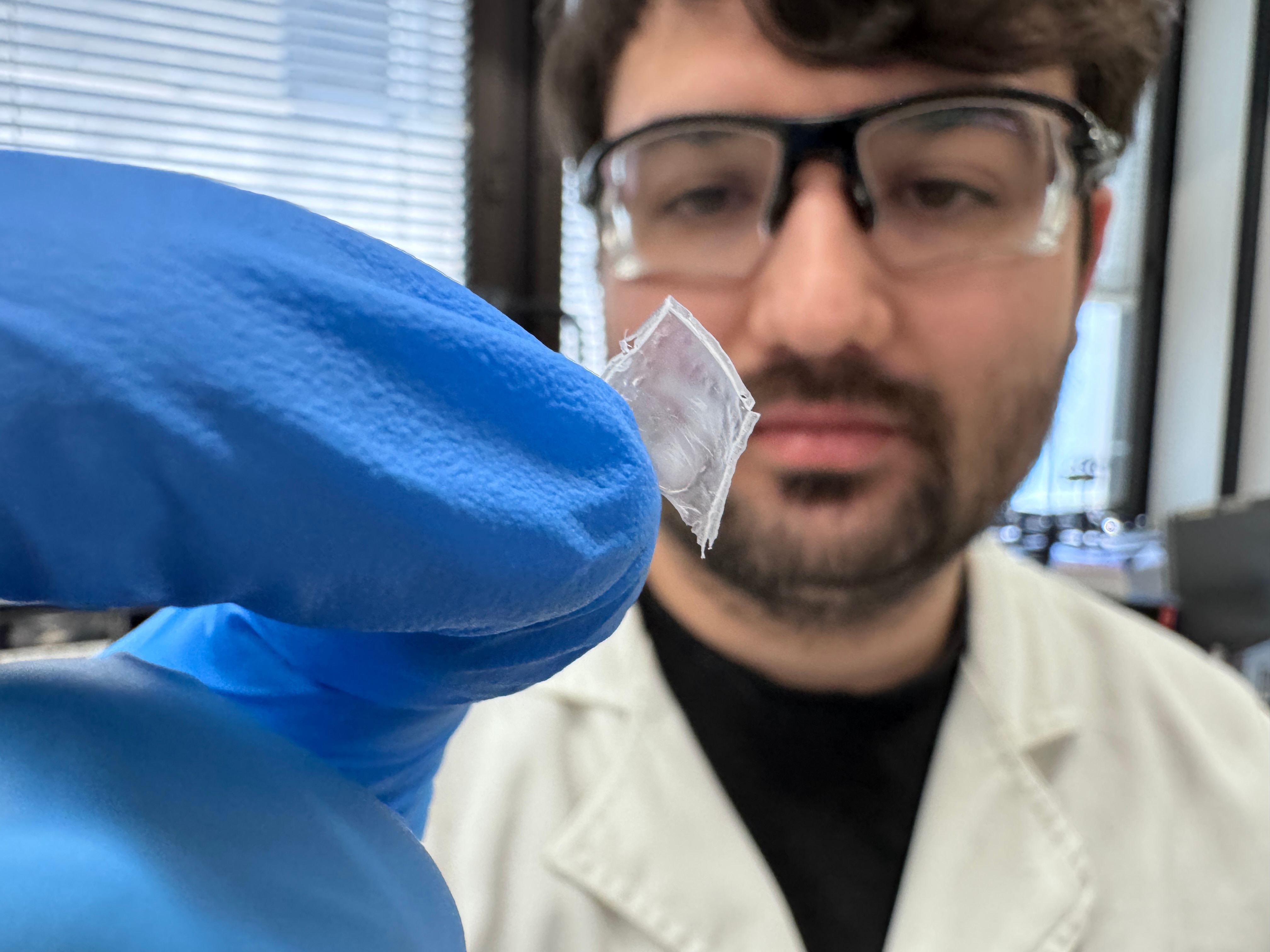 Nylon that harvests energy from movement and pressure