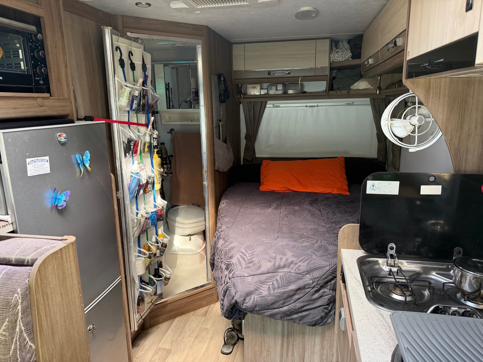 interior of a motorhome.