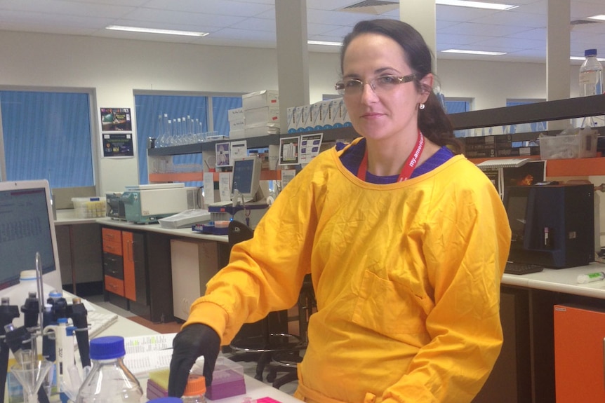 JCU research assistant Hayley Letson