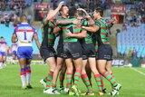 Bunnies celebrate try against Knights