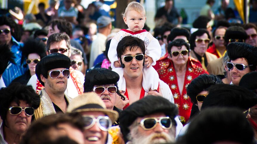 Elvis fans in Parkes