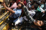 Demonstrators in New Delhi protest child rape