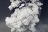 Smoke rises from the Grimsvotn volcano