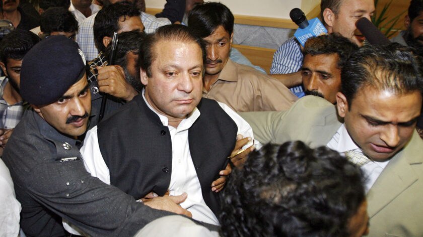 Within hours of touching down in Islamabad, Nawaz Sharif was being flown back into exile in Saudi Arabia.