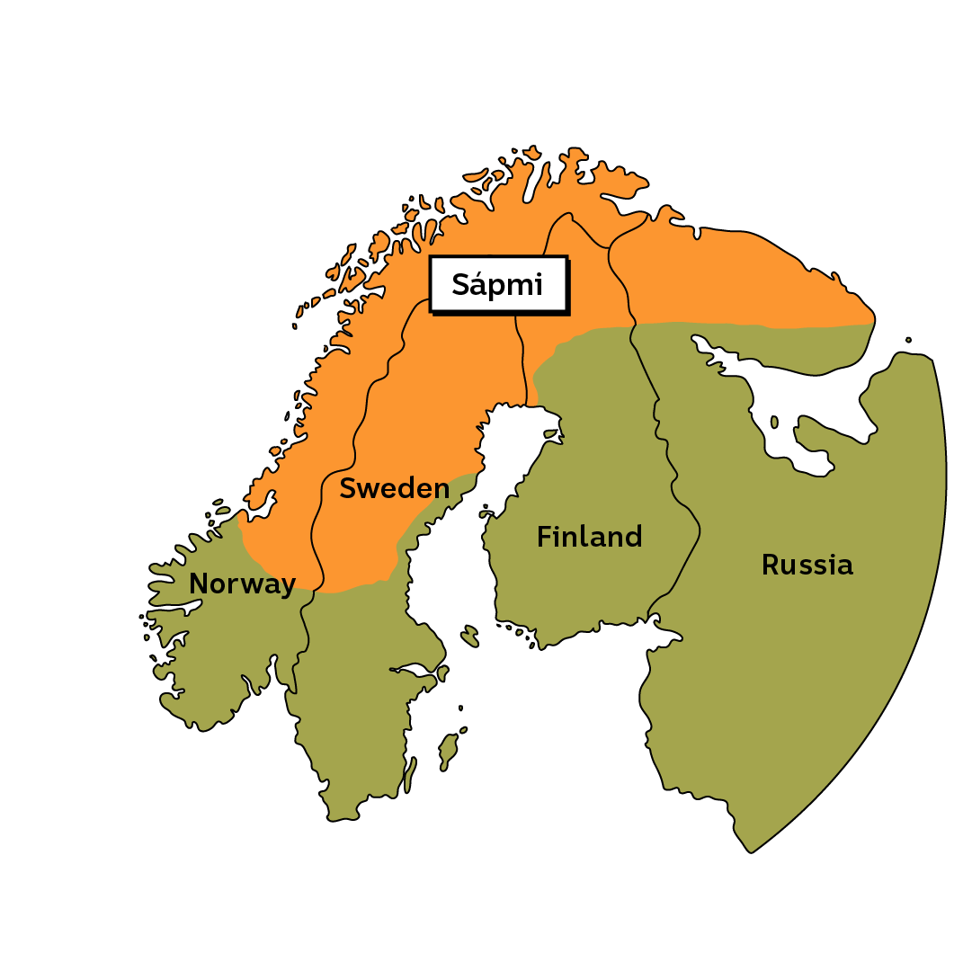 sami people map