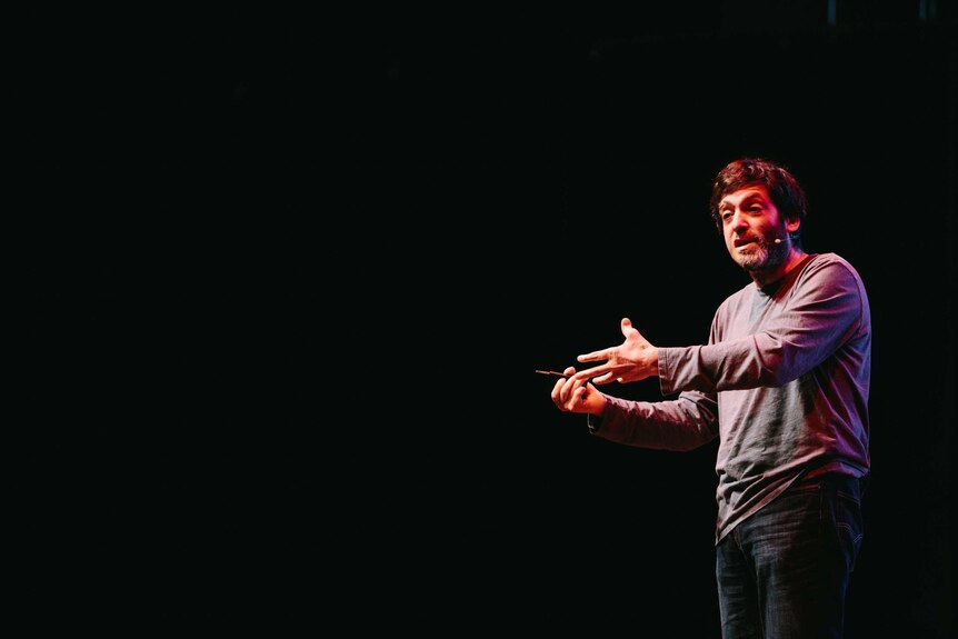 Dan Ariely on stage at the Sohn Hearts & Minds Investment Leaders Conference in Melbourne in November 2018