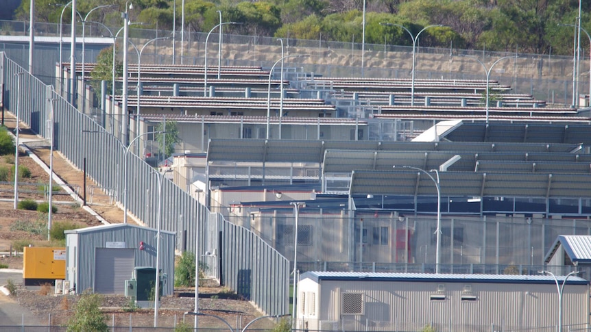 Rooftops at Yongah Hill detention centre in Northam